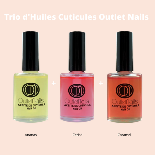 Outlet Nails | Trio d'Huiles Cuticules