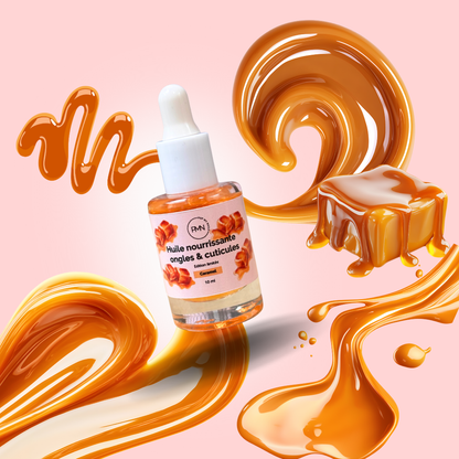 L'huile nourrissante ongles & cuticules - Edition limitée parfum caramel