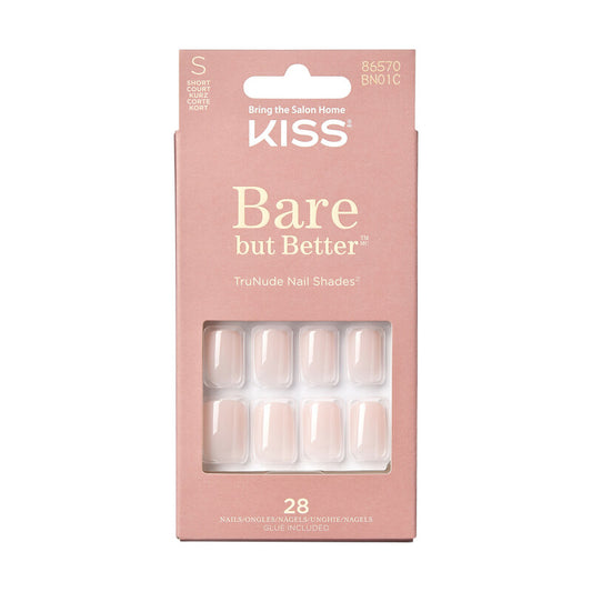 Kiss Bare But Better | Faux ongles n°1 - Nudies