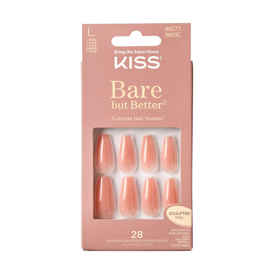 Kiss Bare But Better | Faux ongles n°3 - Nude Glow