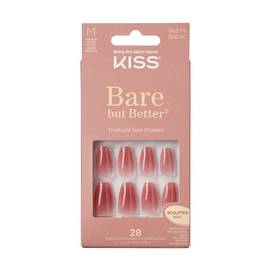 Kiss Bare But Better | Faux ongles n°4 - Nude Nude