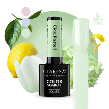Claresa | Vernis semi-permanent Ciao,Pastel ! n°1