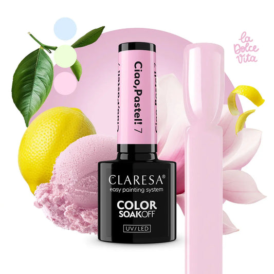 Claresa | Vernis semi-permanent Ciao,Pastel ! n°7