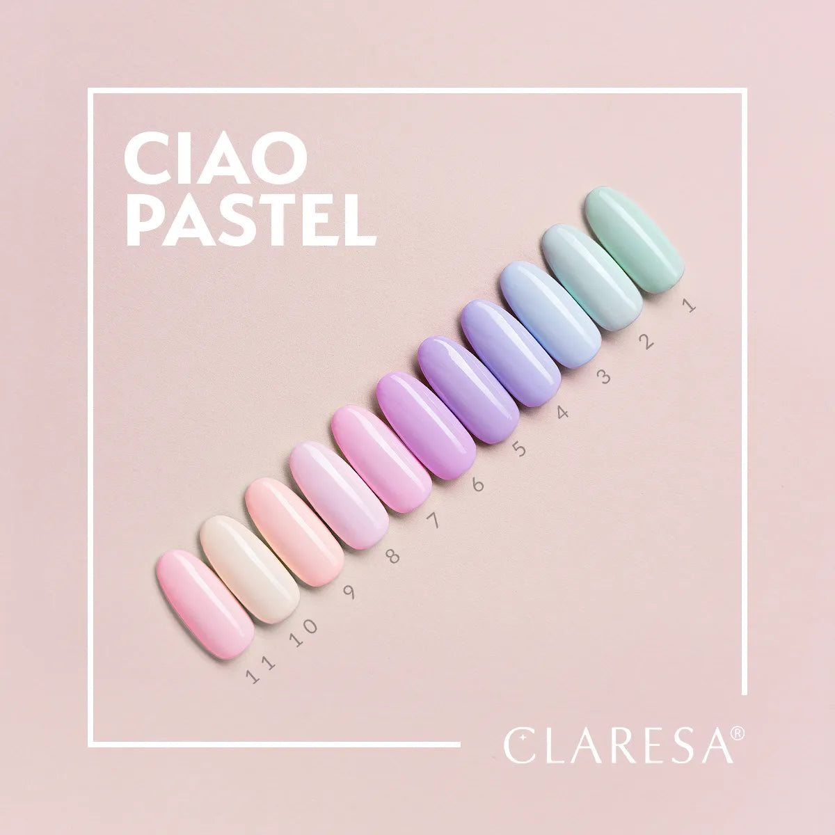 Claresa | Vernis semi-permanent Ciao,Pastel ! n°2