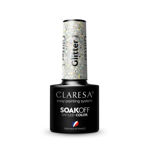 Claresa | Vernis semi-permanent Glitter n°1 - 5ml