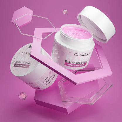 Claresa | Gel de construction - Hard&Easy - Pudding Pink 45g
