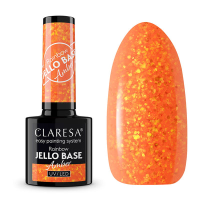 Claresa | Rainbow Jello Base Amber (Orange) - 5 ml