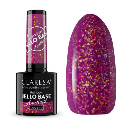 Claresa | Rainbow Jello Base Améthyste (Violet) - 5 ml