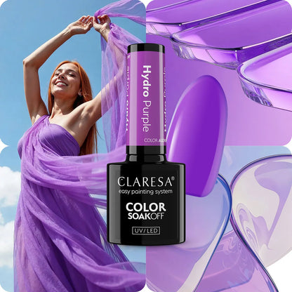 Claresa | Vernis semi permanent Hydro Purple - 5ml