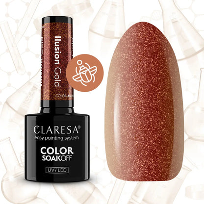 Claresa | Vernis semi permanent Alchemy Ilusion Gold - 5ml