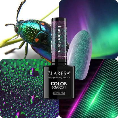 Claresa | Vernis semi permanent Alchemy Ilusion Green - 5ml