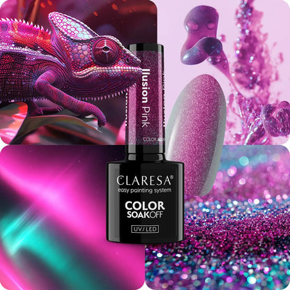Claresa | Vernis semi permanent Alchemy Ilusion Pink - 5ml