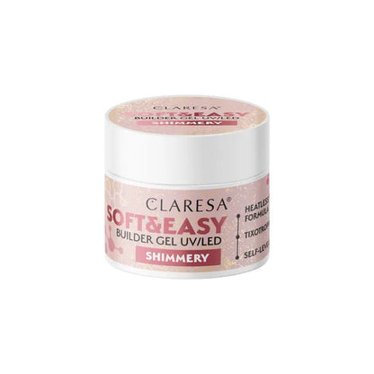 Claresa | Gel de construction - Soft & Easy - Shimmery  - 12g
