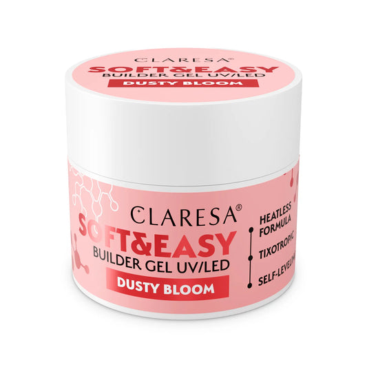 Claresa | Gel de construction - Soft & Easy - Dusty Bloom 12g
