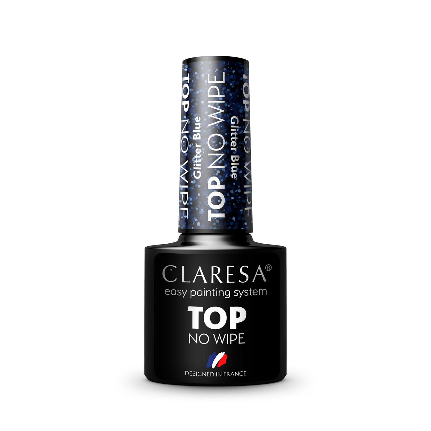 Claresa | Top No Wipe Glitter Blue - 5ml