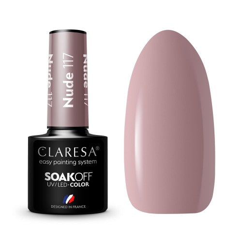 Claresa | Vernis semi-permanent  Nude n°117 - 5ml