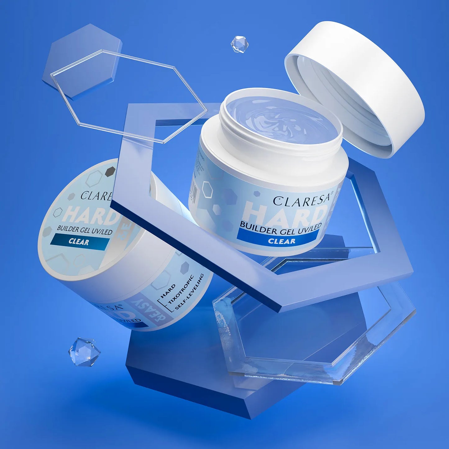 Claresa | Gel de construction - Hard&Easy - Clear 45g