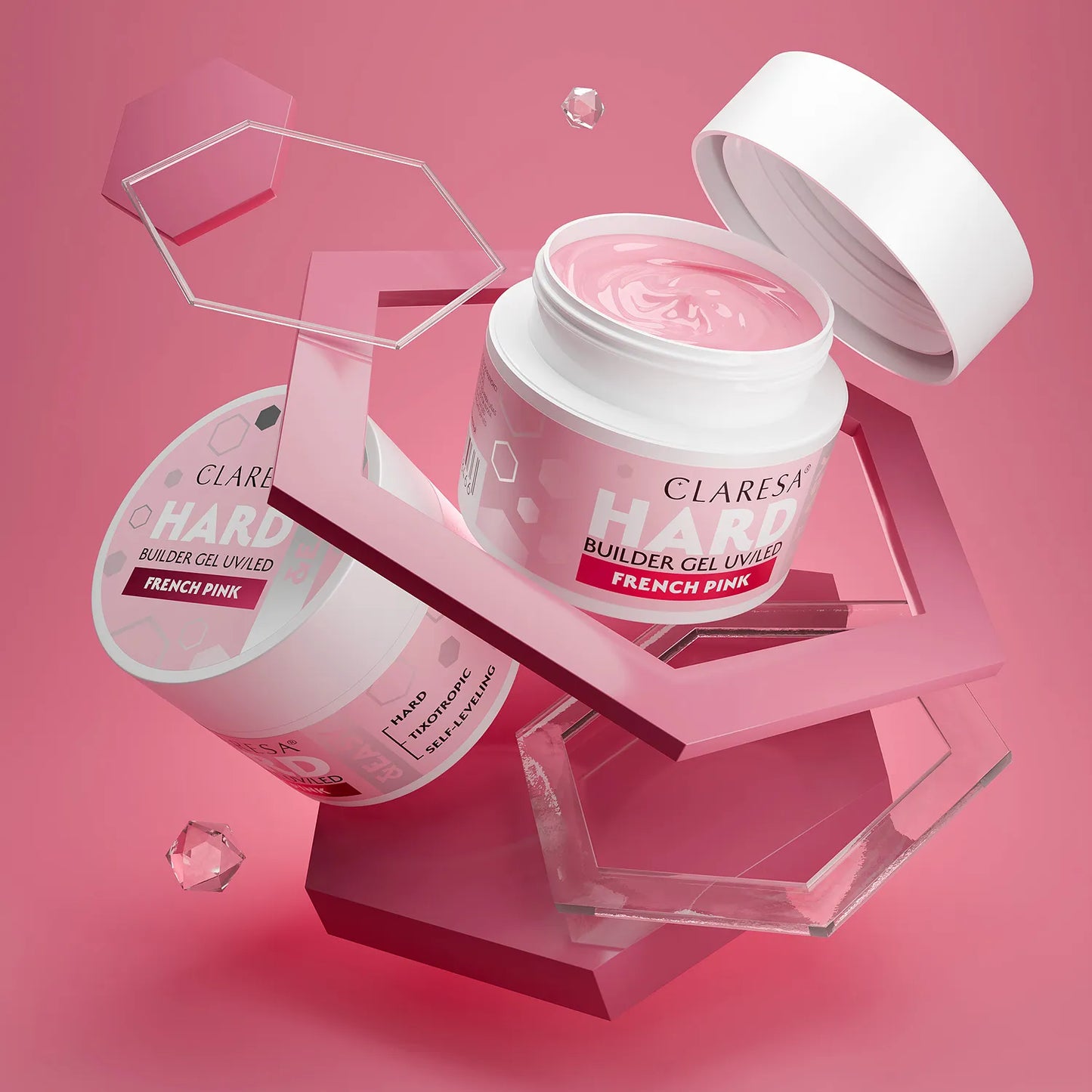 Claresa | Gel de construction - Hard&Easy - French Pink 12g