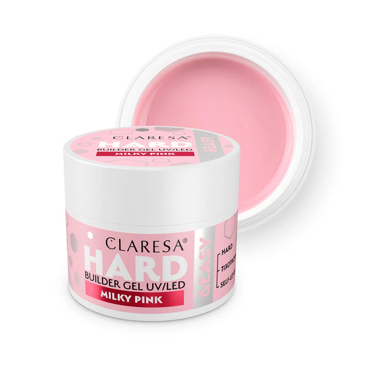Claresa | Gel de construction - Hard&Easy - Milky Pink 12g