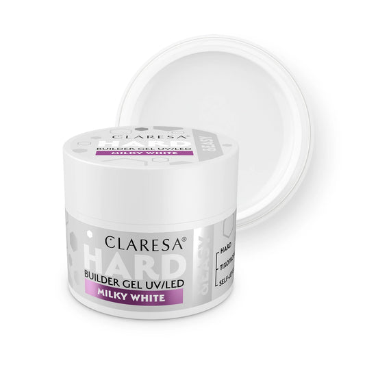 Claresa | Gel de construction - Hard&Easy - Milky White 12g