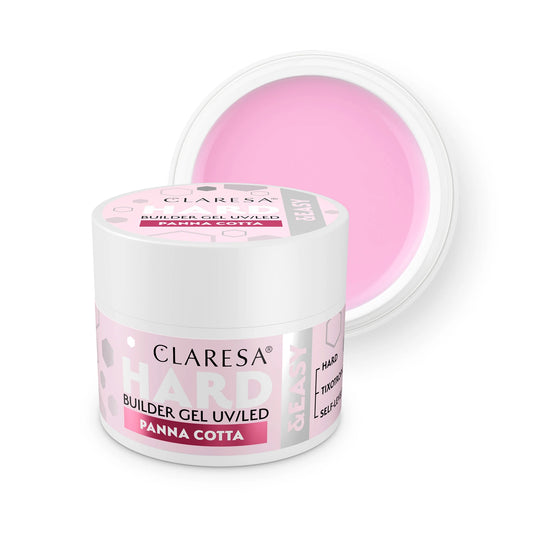 Claresa | Gel de construction - Hard&Easy - Panna Cotta 12g
