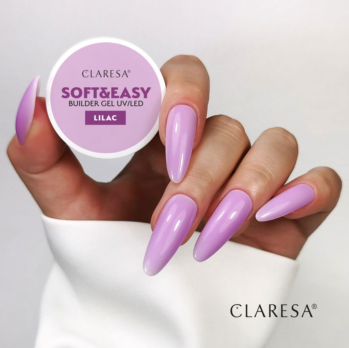 Claresa | Gel de construction - Soft & Easy - Lilac - 45g