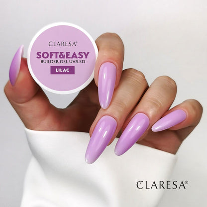 Claresa | Gel de construction - Soft & Easy - Lilac - 45g