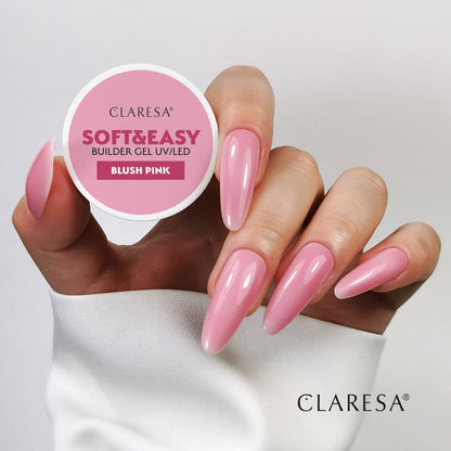 Claresa | Gel de construction - Soft & Easy - Blush Pink - 45g