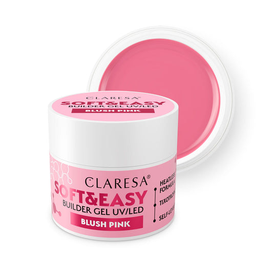 Claresa | Gel de construction - Soft & Easy - Blush Pink - 12g