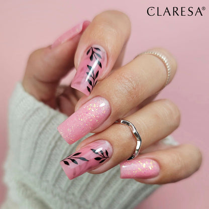 Claresa | Gel de construction - Soft & Easy - Glimmer Pink - 45g
