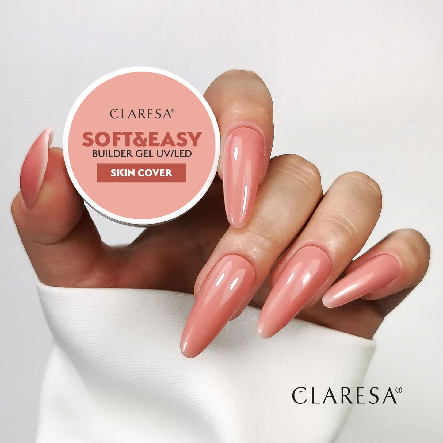Claresa | Pack Gel Builder Soft & Easy 3x90g - Light Beige, Natural, Skin Cover