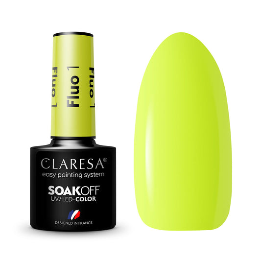 Claresa | Vernis semi-permanent Fluo n°1 - 5ml