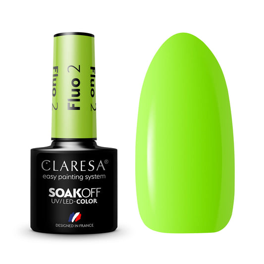 Claresa | Vernis semi-permanent Fluo n°2 - 5ml