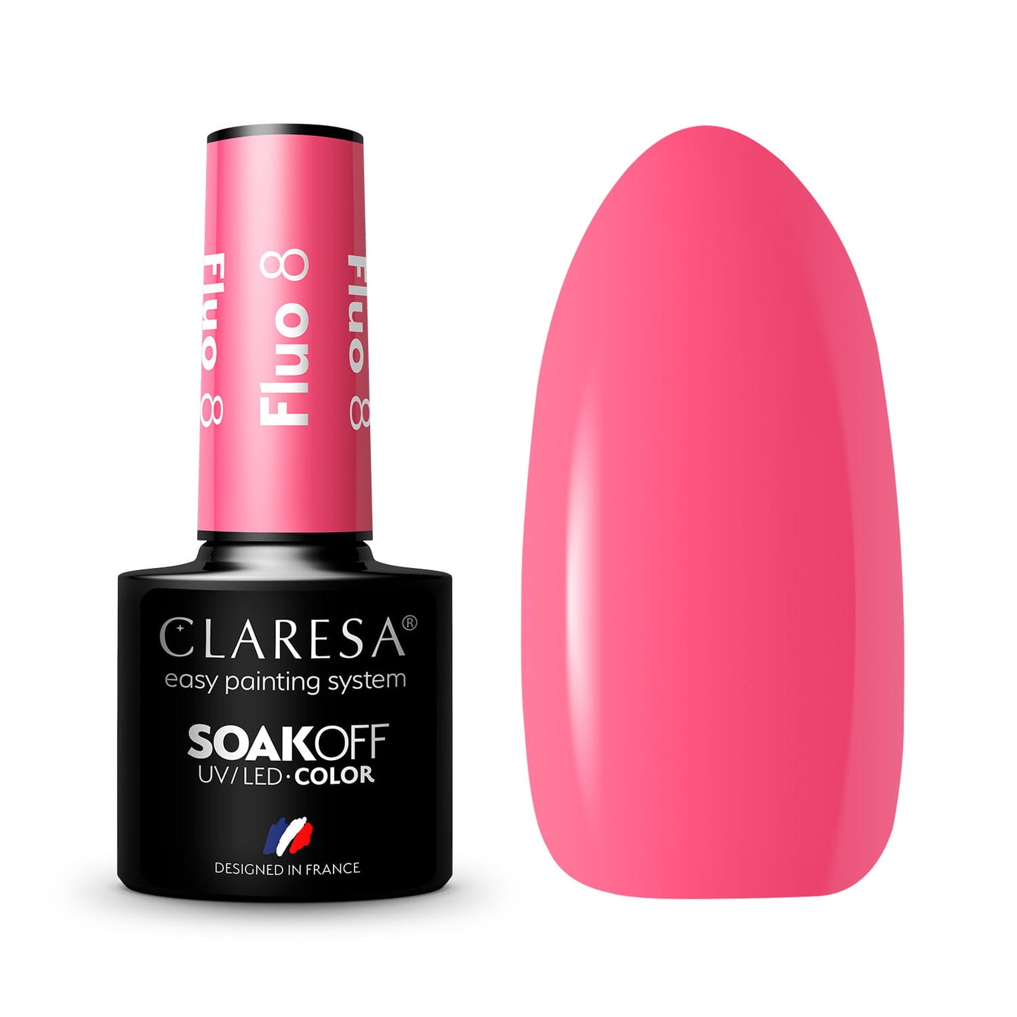 Claresa | Vernis semi-permanent Fluo n°8 - 5ml