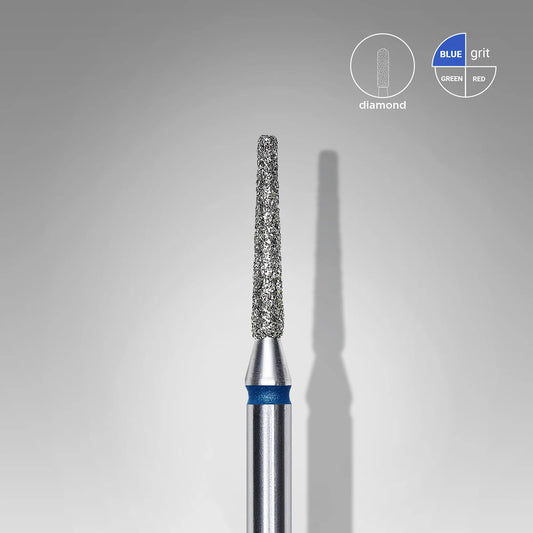 Staleks | Embout ponceuse diamanté, «tronc», bleu,  diamètre de la tête 1,6 mm, partie active 10mm