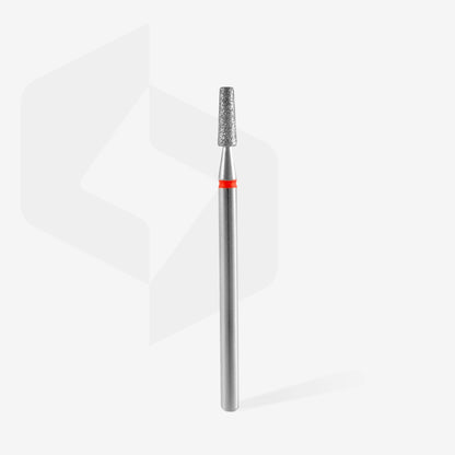 Staleks | Embout ponceuse diamanté, «tronc», rouge,  diamètre de la tête 2,5 mm, partie active 8mm