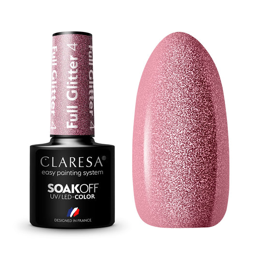 Claresa | Vernis semi-permanent Claresa Full Glitter #4 5g