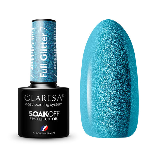 Claresa | Vernis semi-permanent Claresa Full Glitter #7 5g