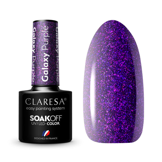 Claresa | Vernis semi-permanent Galaxy Purple 5g
