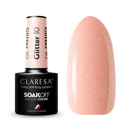 Claresa | Vernis semi-permanent Hybride Glitter n°10 - 5ml