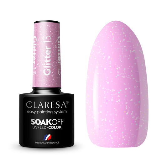 Claresa | Vernis semi-permanent Hybride Glitter n°13 - 5ml