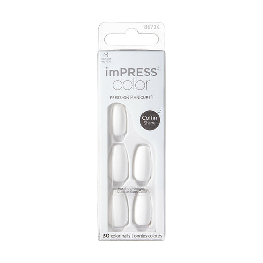 imPress Press-on Manicure Color Coffin | n°501 - Frosting