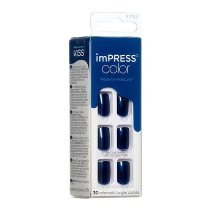 imPress Press-on Manicure Color | Never Too Navy