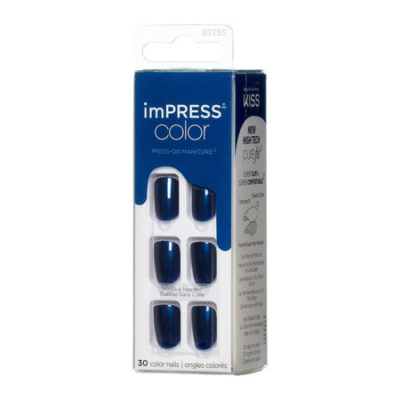 imPress Press-on Manicure Color | Never Too Navy