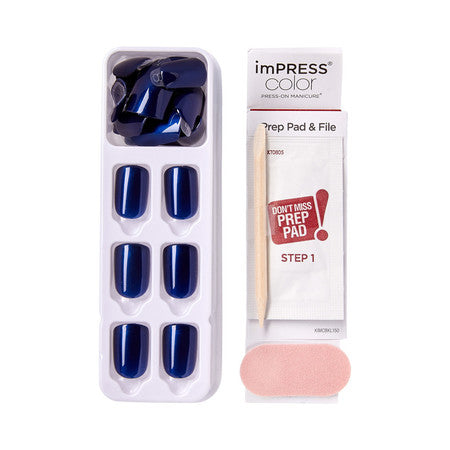 imPress Press-on Manicure Color | Never Too Navy