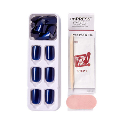 imPress Press-on Manicure Color | Never Too Navy