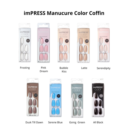 Pack de 4 press on nails imPRESS à composer