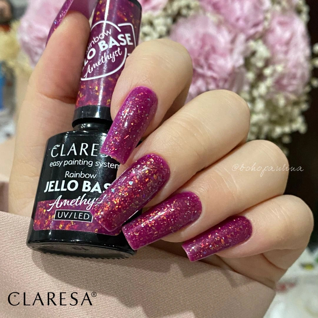 Claresa | Rainbow Jello Base Améthyste (Violet) - 5 ml
