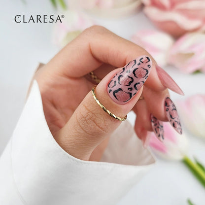 Claresa | Vernis semi-permanent Nude Glow Cat Eye - Light Peach - 5ml