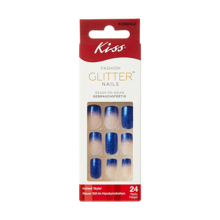 Kiss Products Fashion Glitter Nails | Live the Moment